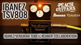 Video thumbnail for An introduction to the Ibanez TSV808 Overdrive - Ibanez/Vemuram Tubescreamer collaboration by Peach Guitars