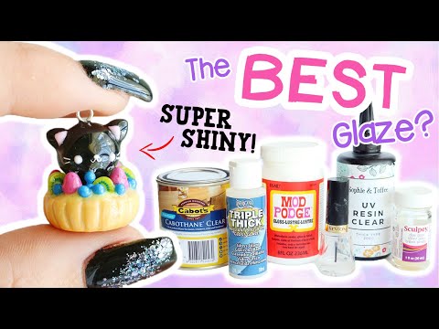 Which Glaze Is The BEST For Polymer Clay? One Year Experiment
