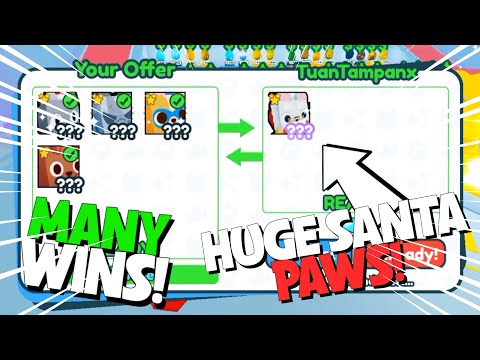❄️HUGE SANTA PAWS | Trading Montage (#2) | Pet Simulator X!