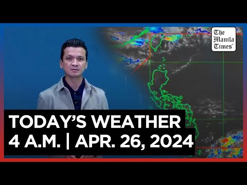 Today's Weather, 4 A.M. Apr. 26, 2024