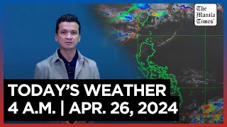 Today's Weather, 4 A.M. | Apr. 26, 2024