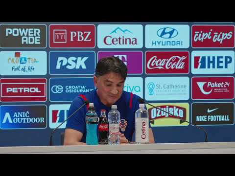 Konferencija za medije izbornika Dalića na početku priprema za SP
