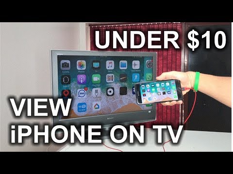 How to view your iphone on a tv - hdmi cable