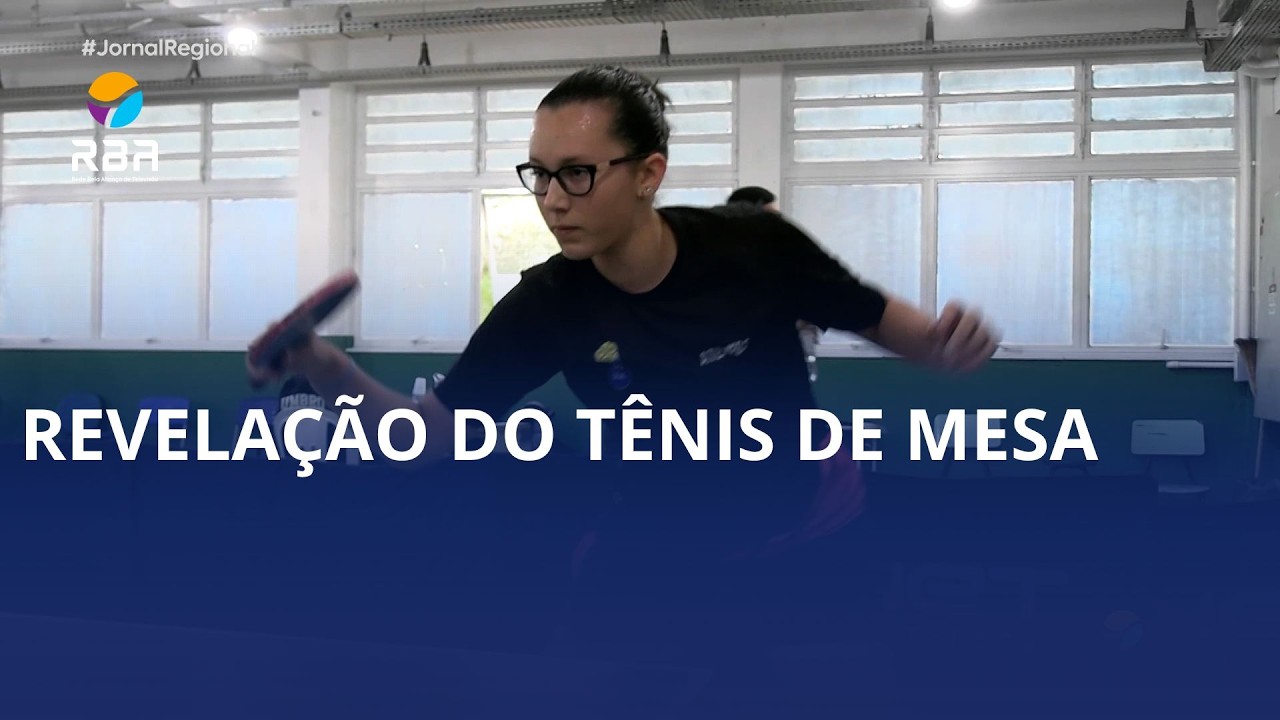 Jovem promessa do tênis de mesa de Rio do Sul vai ao Brasileiro