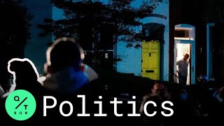 Protesters Rally Outside Lindsey Graham's Washington Home Against Court Replacement