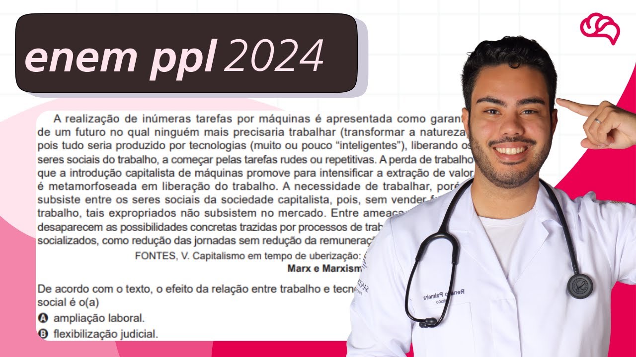 Resolução em Vídeo — Questão 72 ENEM 2024 PPL