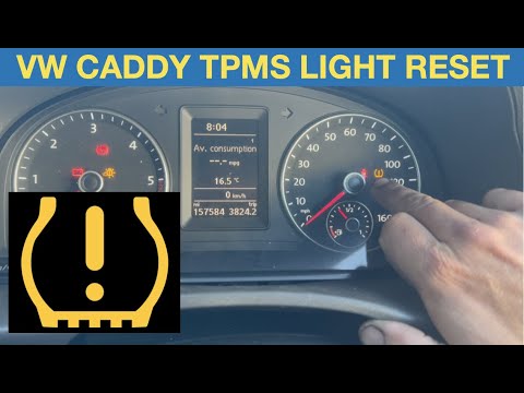 VW Caddy TPMS light reset