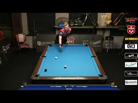 JUMBO NK Pool 2023 - Kwalificatieronde 9ball - Ijsbrand Bergisch v Quinten Pongers