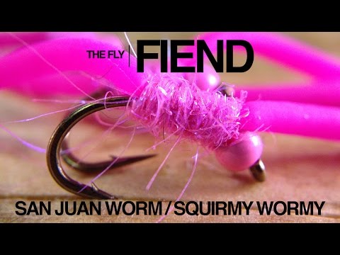 Squirmy Wormy / San Juan Worm Fly Tying Tutorial | The Fly Fiend.