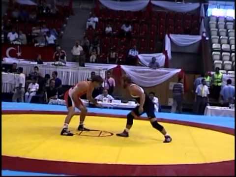 Tony Piva USA vs. Magomed RUS 76 kg. World Veteran's Freestyle Championships.wmv