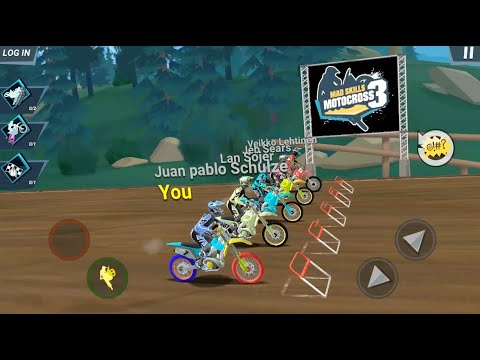Mad Skills Motocross  MX 3 Customize New Bike - All Bikes Unlocked New Level Completed Gameplay