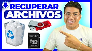 ✅ Cómo RECUPERAR ARCHIVOS ELIMINADOS | USB - DISCO DURO - MEMORIA | GRATIS ✔️