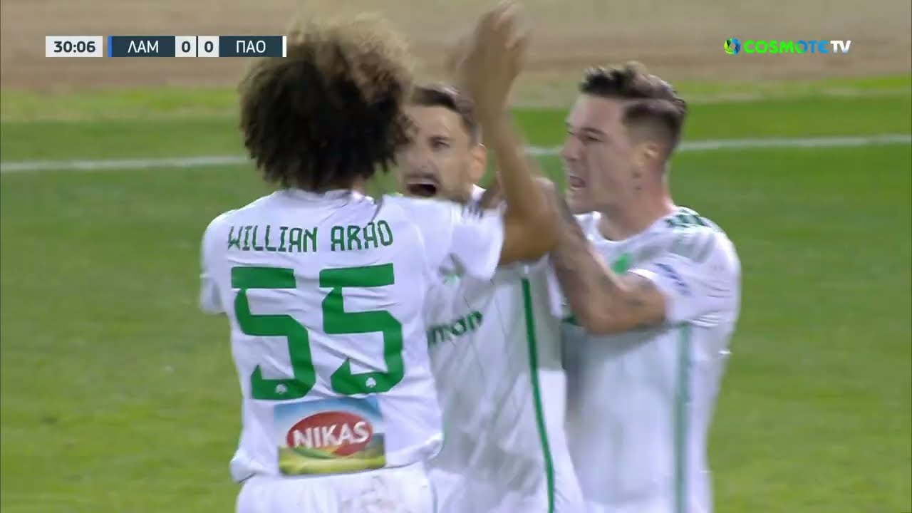 Highlights: Λαμία – Παναθηναϊκός 1-2 | pao.gr