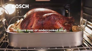 Bosch 800 Series Single Wall Oven 30'' Black Stainless Steel HBL8443UC Picture