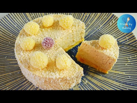 Apple mousse cake with Greek yoghurt | Light and fresh