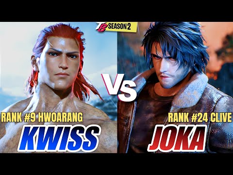 Tekken 8 | KWiss (Hwoarang) vs Joka (Clive) | High Level Match