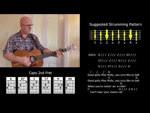How to Play 'Good Golly Miss Molly' - Little Richard -  Play Along Lesson - Jez Quayle