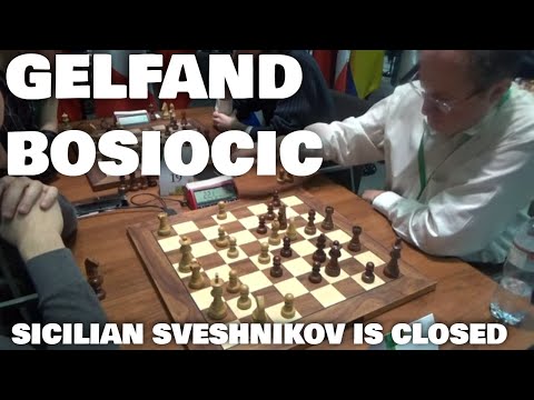Sicilian game turnes into closed opeining | Bosiocic - Gelfand | World blitz