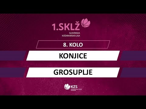 Pro-Bit Konjice : Grosuplje - 8. kolo - 1. Ž SKL - Sezona 2019/20 - 1/4