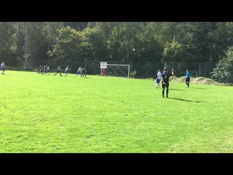 SV Staufenberg - VFB Gaggenau am 10.9.2017 Freistoß Sebastian Schmeiser