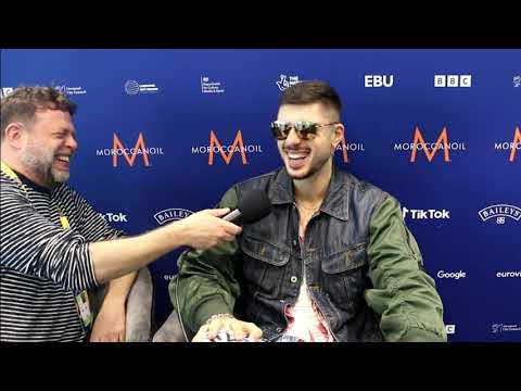 Andrew Lambrou - "Break A Broken Heart" interview (Eurovision Song Contest 2023, Liverpool)