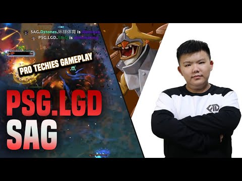 XINQ BEST TECHIES!! PSG.LGD VS SAG - OGA DOTA PIT SEASON 3