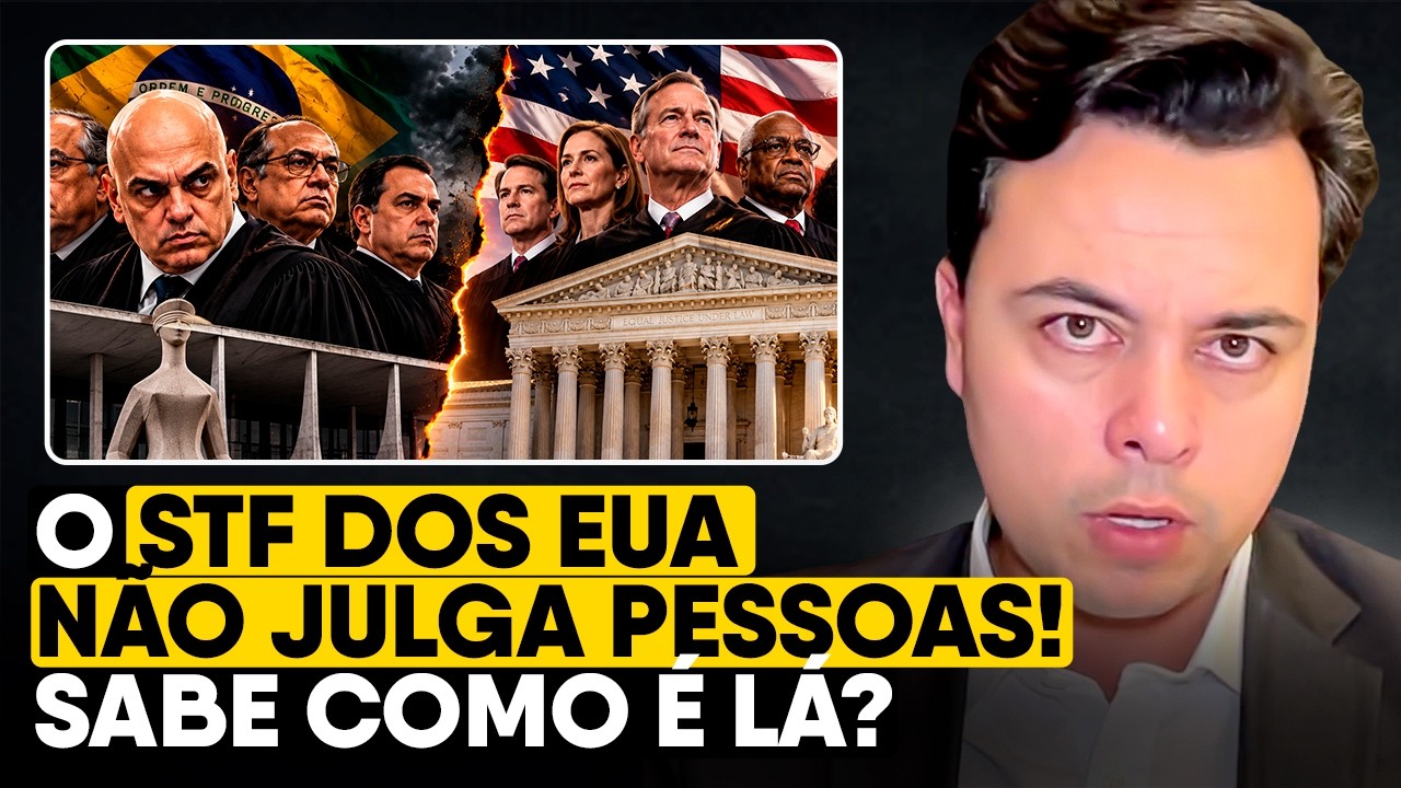 A DIFERENÇA COLOSSAL entre o STF dos EUA e do BRASIL - JEFFREY CHIQUINI E MARINA HELENA