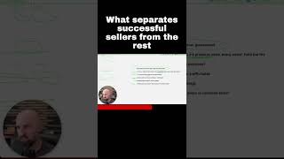 What separates successful sellers from the rest