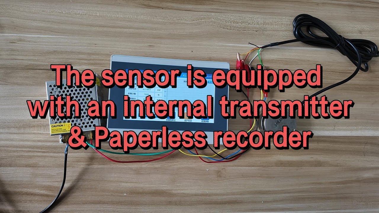 Demonstration of the Load Cell Paperless Recorder