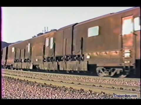 Classic Railroad Series 485 - Speno Rail Grinder at Blue Cut January 13, 1989