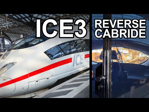 [4K] ICE3 Aachen-Köln: 250 km/h REVERSE CABRIDE