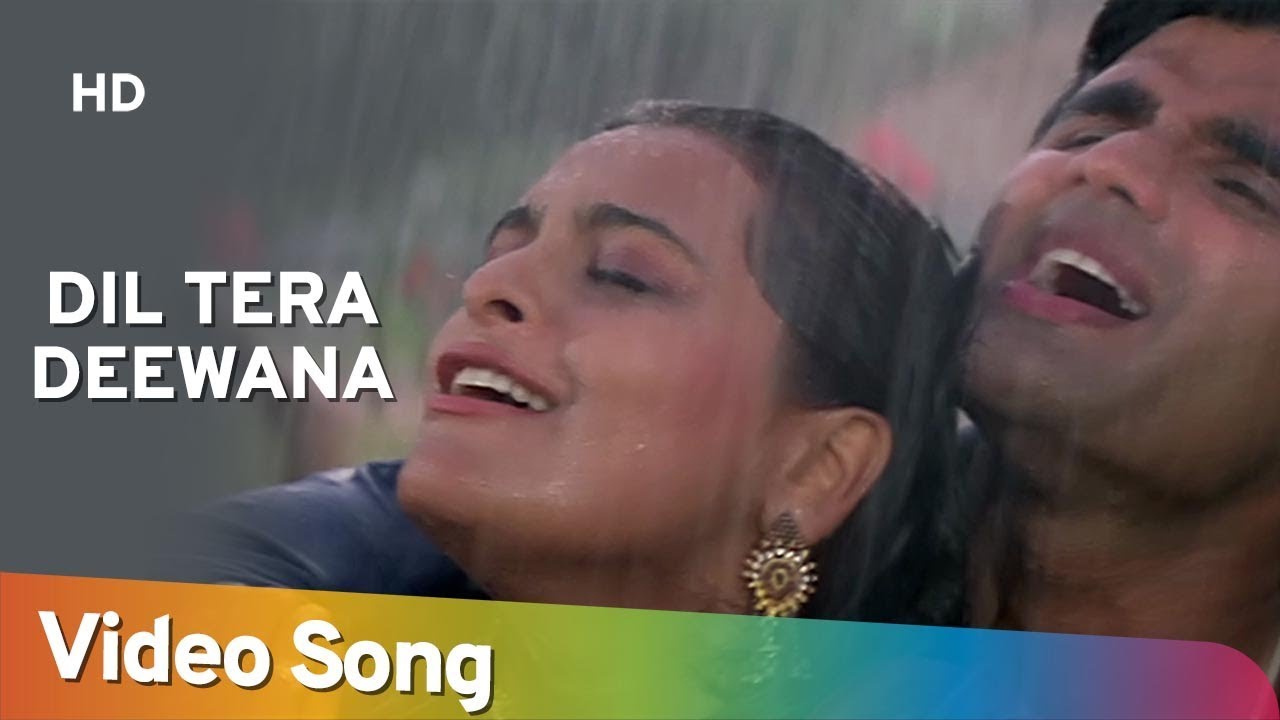 Dil Tera Deewana Lyrics  | Raghuveer | Sunil Shetty, Shilpa Shirodkar | Kumar Sanu, Sushma Shrestha (Poornima) | Dilip Sen, Sameer Sen