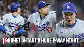 HOW DOES HE DO IT?! 🤯 Shohei Ohtani pitches a shutout & goes 3-for-4?! 🔥 | ESPN MLB
