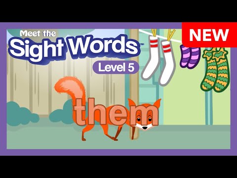 NEW! Meet the Sight Words Level 5 "them" | Preschool Prep Company
