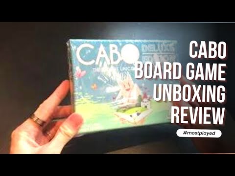 Board Game Asia: Cabo Deluxe Board game Unboxing & Review