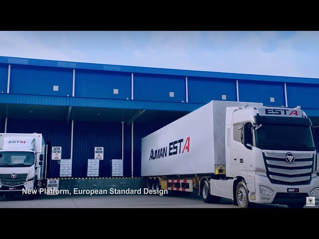 video of Foton Aumark EST-M  Cargo Truck 22T 4×2 154HP Intercity delivery for Nigeria