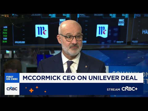 McCormick CEO on Unilever deal: Unilever's infrastructure benefits McCormick's portfolio
