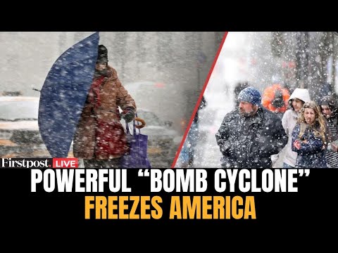 LIVE: Winter Storm Ezra Slams New York City, Michigan Amid “Bomb Cyclone” Warning | United States