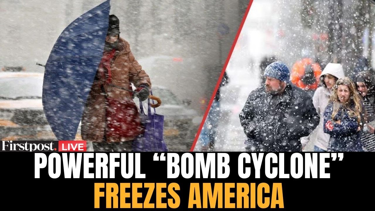 LIVE: Winter Storm Ezra Slams New York City, Michigan Amid “Bomb Cyclone” Warning | United States