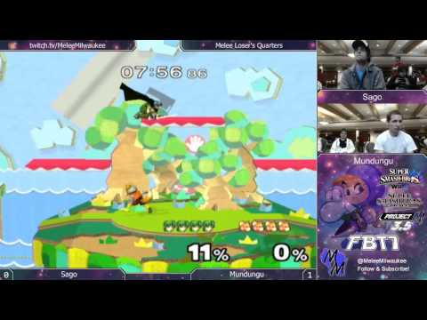 FBT7 - Sago (Marth) vs Mundungu (Fox) - Melee Loser's Quarters