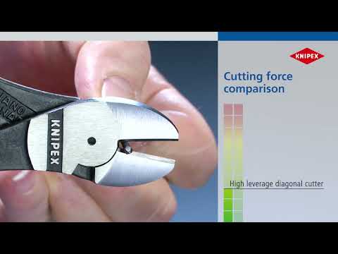KNIPEX TwinForce® High Performance Diagonal Cutters video
