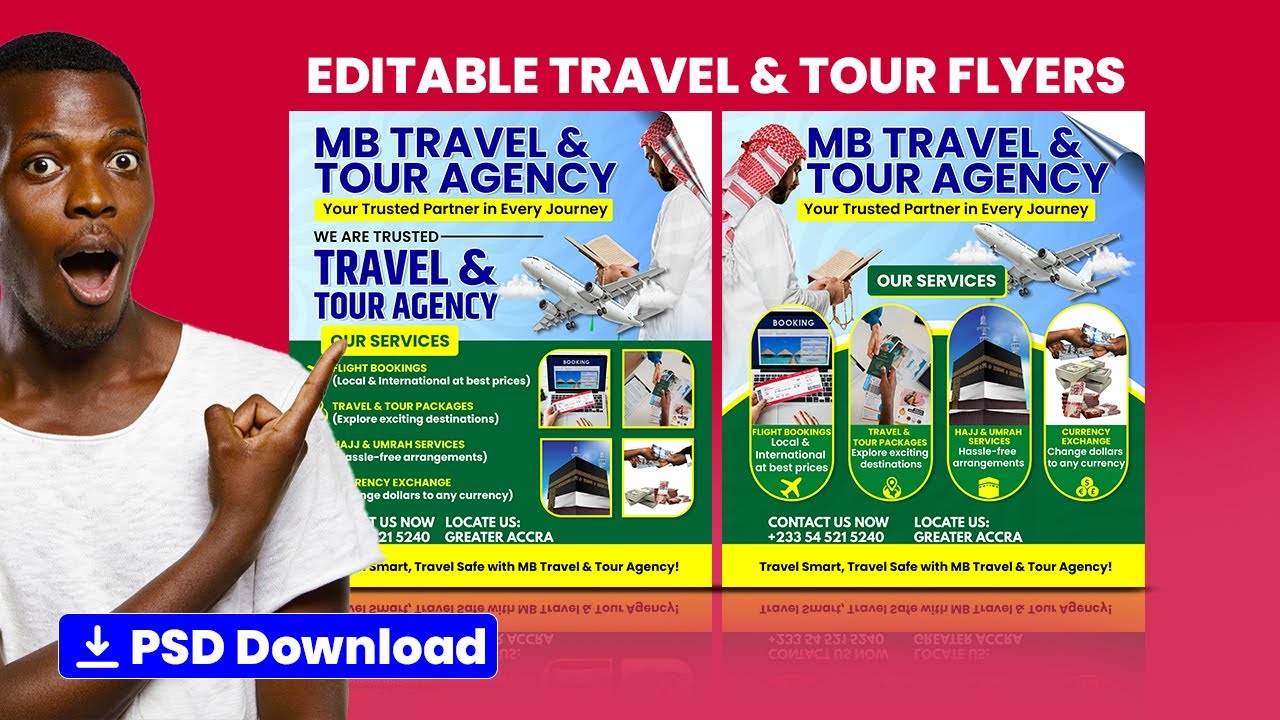 Download Travel & Tour Flyer Designs | Free Editable PSD Templates