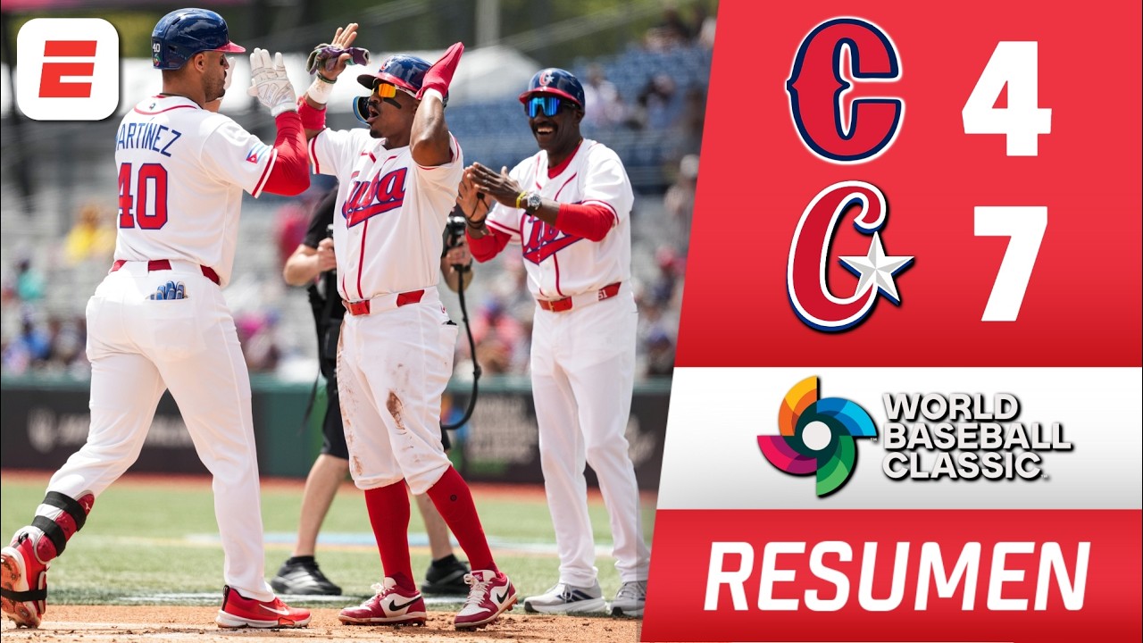 CUBA aplastó a COLOMBIA y se queda con el triunfo 7-4 | Clásico Mundial de Béisbol