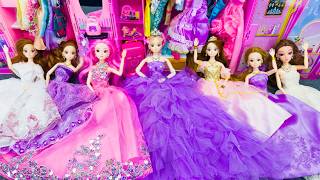 Download lagu 20 Minutes Satisfying Unboxing Barbie Princess Doll Family Playset, Wardrobe Collection Review Toys mp3