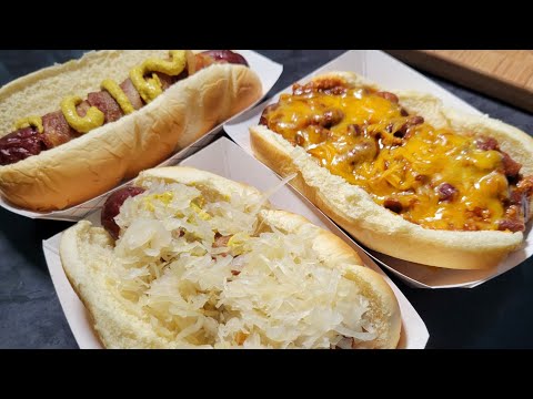 Bacon Wrapped Hot Dogs| Hot Dogs 3 Ways