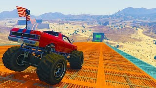 SUPER RAMPA GIGANTE!! - CARRERA GTA V ONLINE - GTA 5 ONLINE