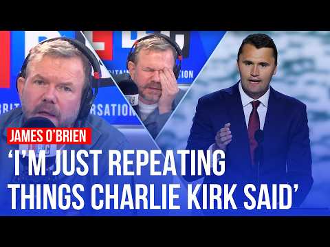 'Why are Charlie Kirk's words suddenly off limits?': James O'Brien