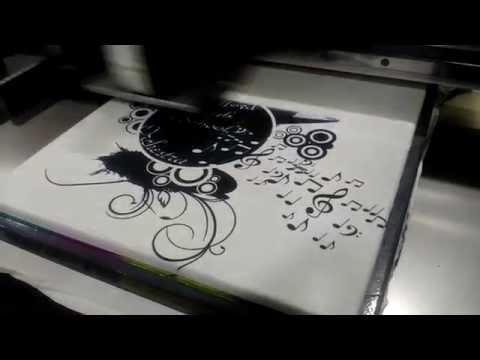 T shirt printing machine