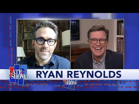 Ryan Reynolds Weighs In On Colbert's Fashion Choices