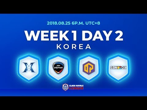 Clash Royale League Asia Season2 - Week 1 Day 2